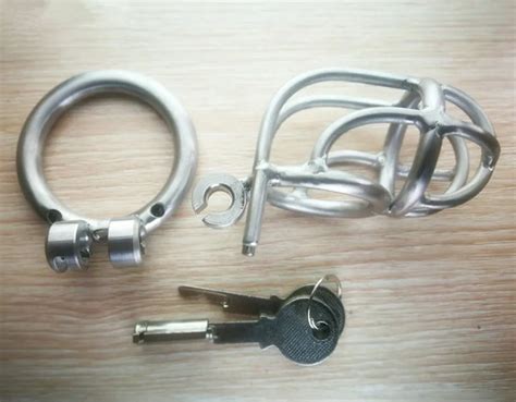 Steel Male Chastity Devices Chastity Cage Bondage Gear Cock Stainless