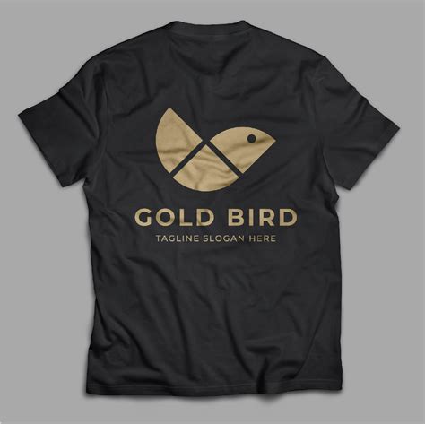 Gold Bird Logo Template Perfect For Many Kinds Of Creative Businesses