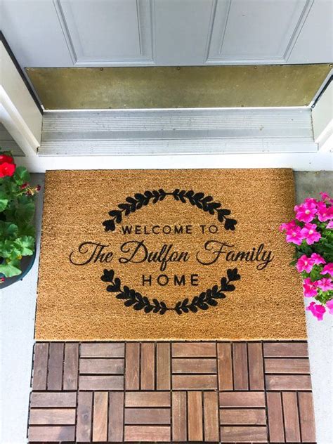 Large Custom Doormat Closing T Housewarming T Wedding Custom