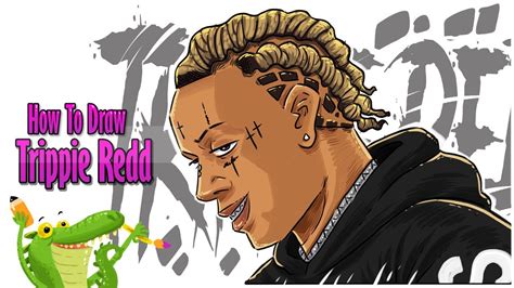 How To Draw Trippie Redd Rapper Youtube