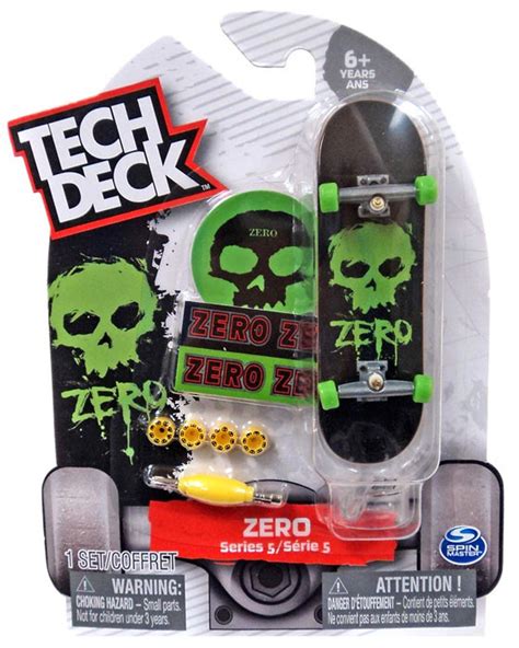 Tech Deck Series 5 Zero 96mm Mini Skateboard Spin Master Toywiz