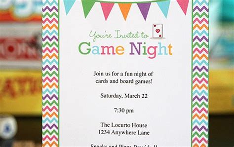 Game Night Free Printable Party Invitation Freeprintable