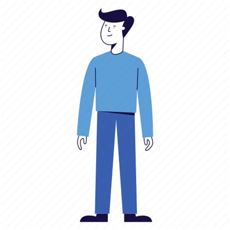 Human Man Person Standing Icon Download On Iconfinder