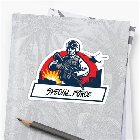 Special Force Sticker By Tongtoktak Redbubble