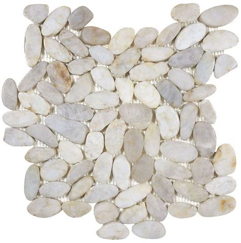 The White Pebbles Are Arranged In A Square Pattern