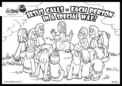 Twelve Disciples Coloring Page - Coloring Home