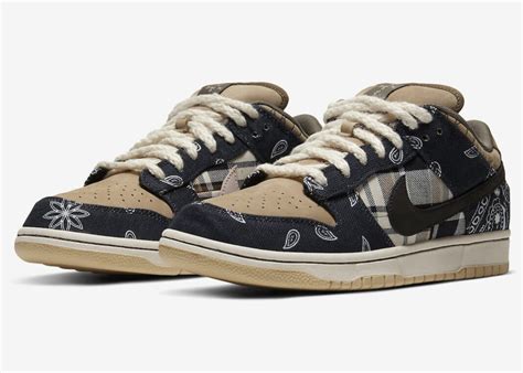 Travis Scott X Nike Sb Dunk Low 2023 Ct5053 001 Release Date Sneakerfiles