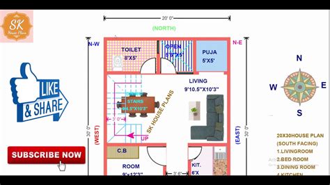 600 Sq Ft House Plans 2 Bedroom Indian Vastu Plan