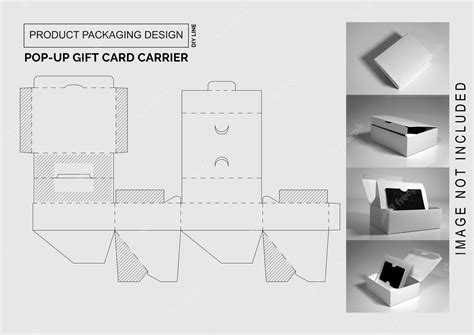 Premium Vector Product Packaging Design Pop Up T Card Carrier