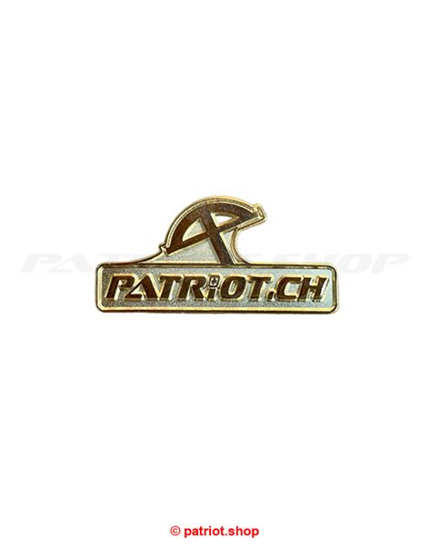 Pin Patriotch Logo Gold Patriotshop