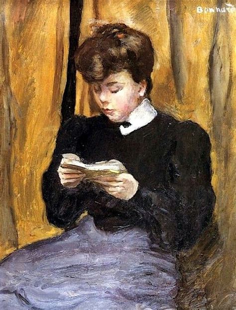 Pierre Bonnard Woman Reading Pierre Bonnard Fine Art Portrait