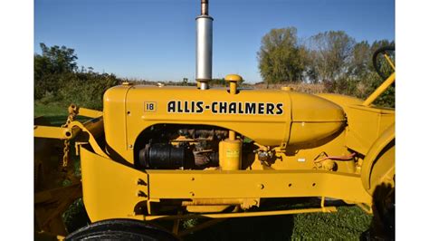 1950 Allis Chalmers Ib With Barker Blade At Gone Farmin Iowa Premier
