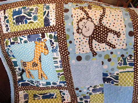 Made To Order Baby Boy Zoo Animals Quilt By Aquiltforbaby On Etsy 195