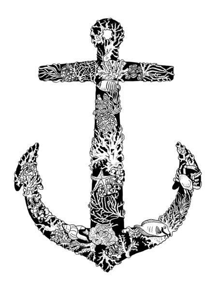 23 Best Nautical Tribal Anchor Tattoos Images On Pinterest
