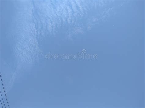 Floating Clouds Is Sheets Under The Sky Stock Image Image Of