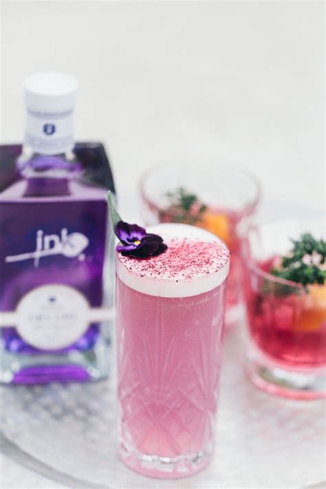 Ink Gin Cocktail Recipe Gin Cocktails Pink Gin Cocktails Cocktail