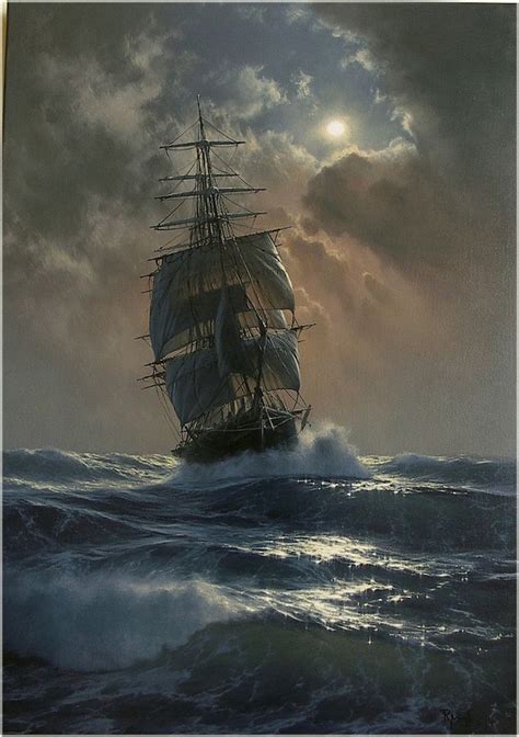 Magnificent Hyperrealistic Oil Paintings Capture The Glory Of Ships At