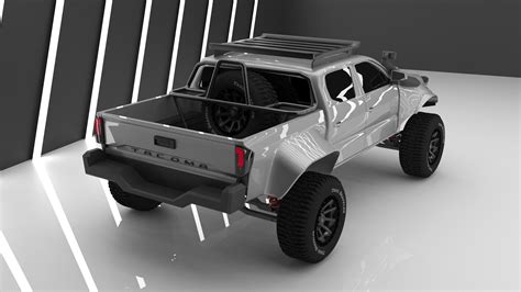 3d Model Toyota Tacoma Widebody Kit Concept Model Vr Ar Low Poly