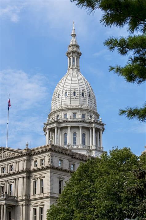 Michigan State Capitol Stock Photo Image Of Built Parliament 97985542