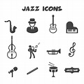 jazz icons symbol 633168 Vector Art at Vecteezy