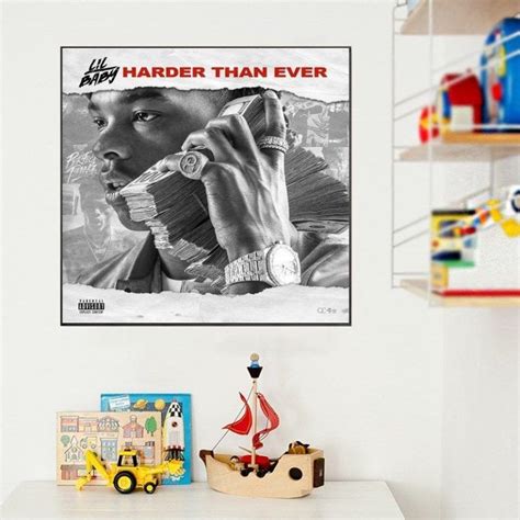 Lil Baby Harder Than Ever Album Cover Wall Decoration Photo Poster
