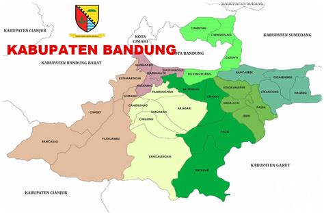 Peta Kabupaten Bandung Lengkap Dengan Nama Kecamatan Tata Ruang