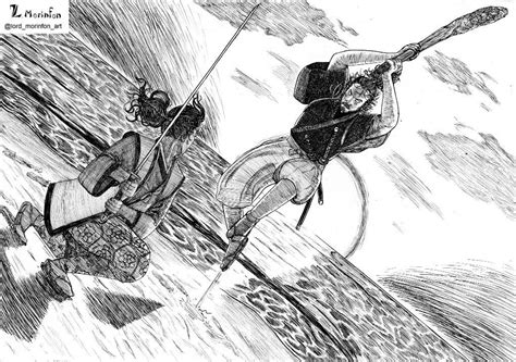 Miyamoto Musashi Vs Sasaki Kojiro By Lordmorinfon On Deviantart