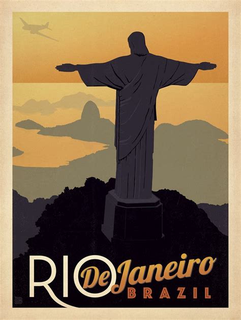 Rio De Janeiro Travel Poster Canvas Poster Poster Wall Art Canvas Wall Art Print Poster Oil