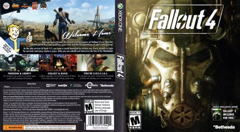 Fallout 4 Dvd Cover 2015 Ntsc Xbox One