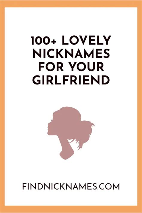 100 Lovely Nicknames For Your Girlfriend With Meanings — Find Nicknames