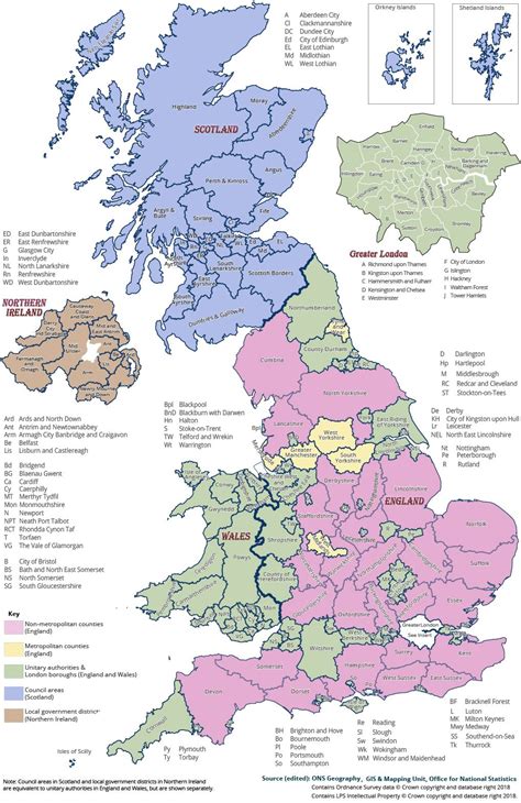 Uk England Scotland Wales Northern Ireland Map