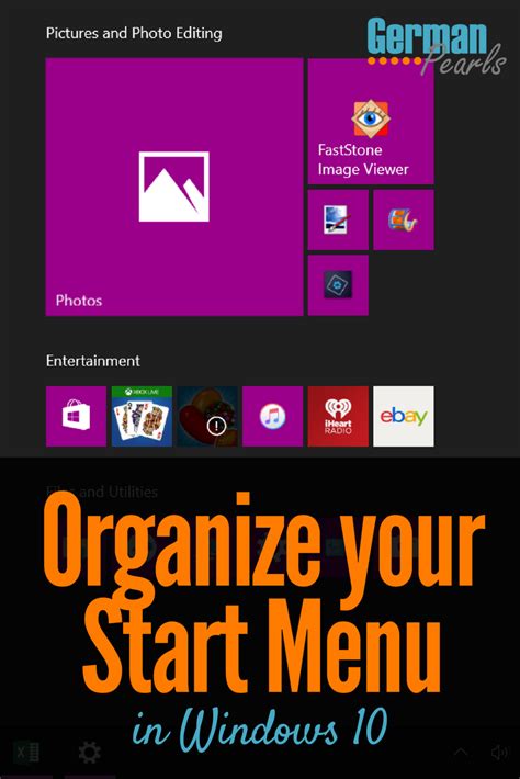 Customize Windows 10 Start Menu Organize Windows 10 Start Menu Create