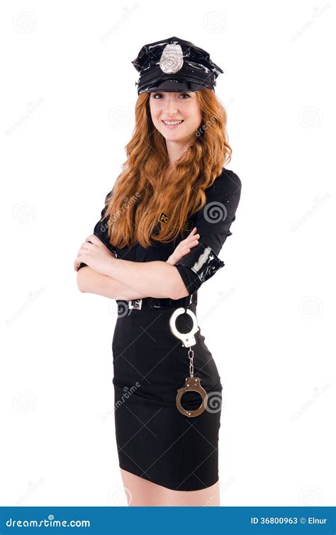 Redhead Police Officer Stock Image Image Of Body Fashion 36800963