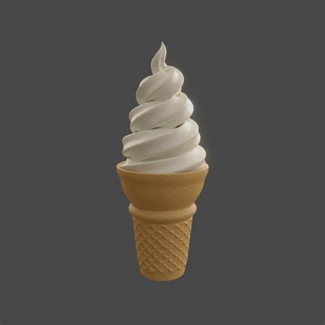 Ice Cream 3d Model Cgtrader