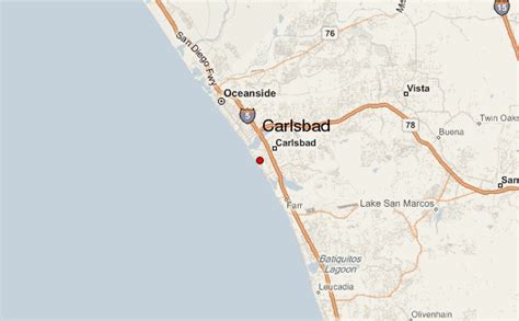 Map Of Carlsbad Ca United States Map