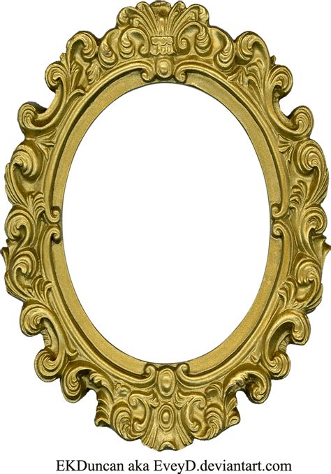 Download Ornate Gold Frame Png Image With No Background
