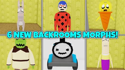 Update How To Get All 6 New Backroom Morphs In Backrooms Morphs