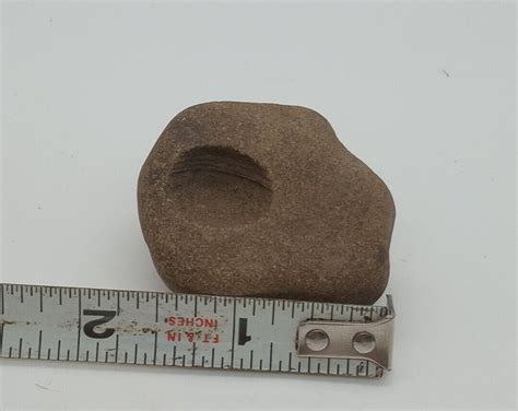 Native American Artifacts Fire Starter Ink Pot Nutting Stone Wisconsin