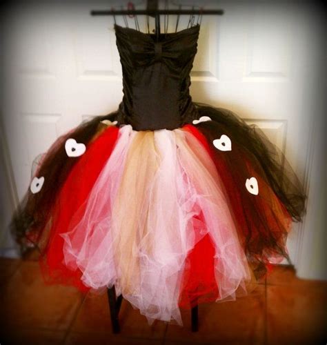 Adult Tutu Costume Queen Of Hearts Adult Tutu Dress Size Large Tutu Costume Halloween Costume