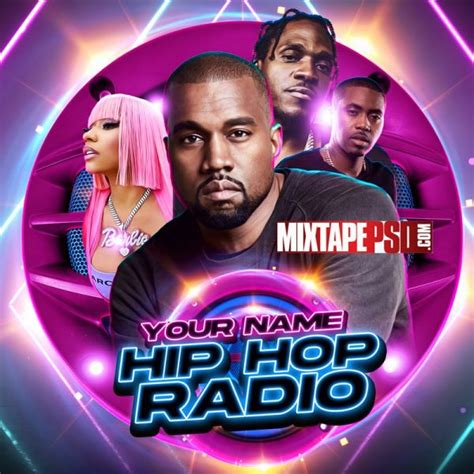 Mixtape Psd Hip Hop Radio 110 Graphic Design Mixtapepsdscom