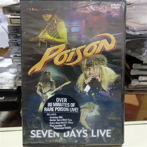 Dvd Poison Seven Days Live Lacrado Mercadolivre