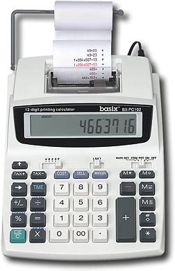 Observed y value−predicted y value = y − ŷ. Basix Portable Printing Calculator BX-PC102 - Best Buy