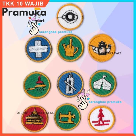 Jual Tkk Penegak Pramuka Bordir Tkk Pramuka Purwa Penegak 10 Wajib