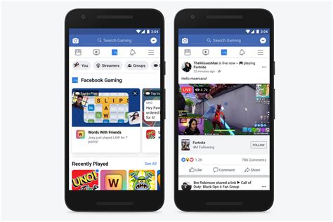 Watch livestream gaming videos, esports and any irl broadcast on your android device! Facebook adds dedicated gaming tab to its mobile app - The ...