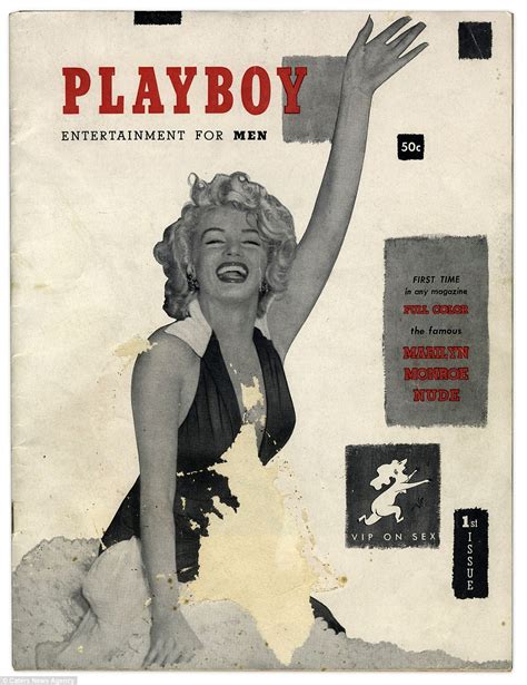 First Ever Copy Of Playbabe Magazine Featuring Marilyn Monroe Naked Goes To Auction Daily Mail