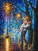 THE PROPOSAL - Original Oil Painting On Canvas By Leonid Afremov - Size ...