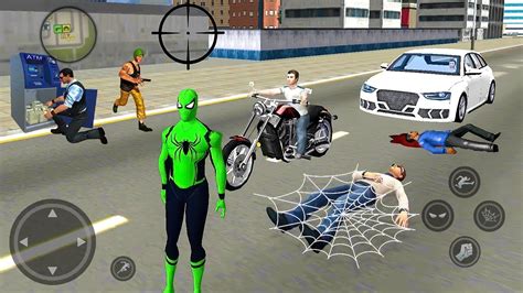 Spider Rope Hero Ninja Gangster Crime Vegas City 2 Android Gameplay
