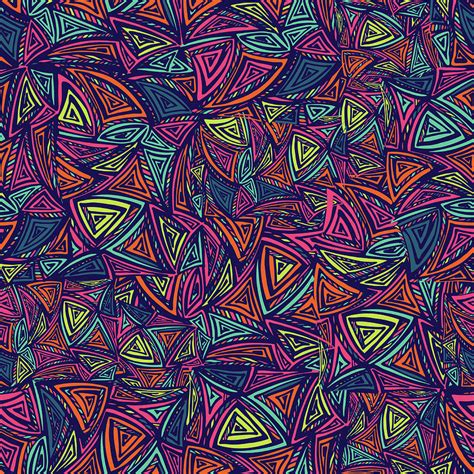 Vector Colorful Seamless Pattern With By Tatiana Kost