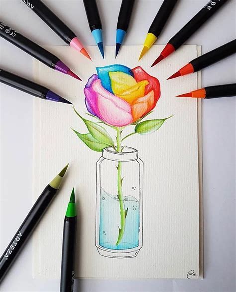 Arteza Auf Instagram „haben Sie Schon Die Arteza Real Brush Pens