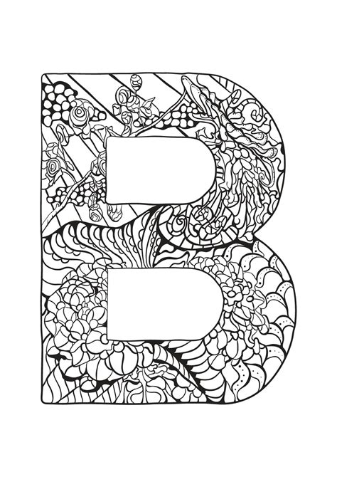 Free Alphabet Coloring Pages For Kids